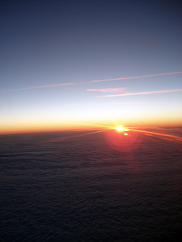sunrise plane overlay
