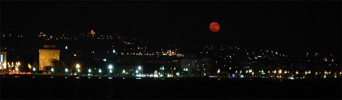 thessaloniki by night overlay