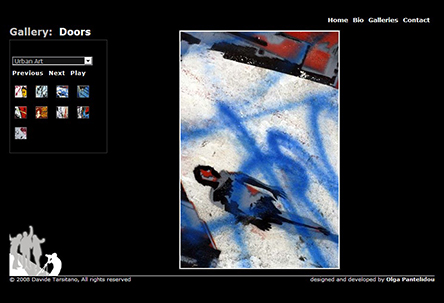 davidetarsitano.co.uk galleries screenshot